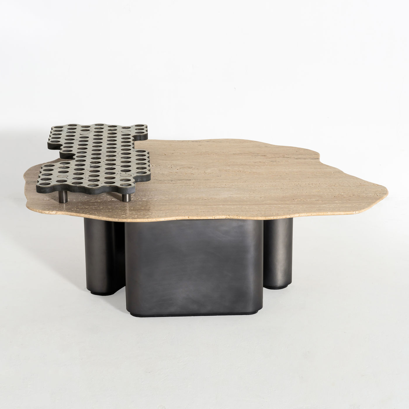 PHI COFFEE TABLE - TRAVERTINE