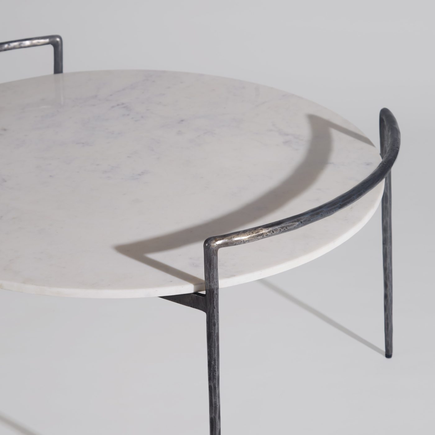 FORGED HANDLE COFFEE TABLE (Clouded Charcoal) - Image 4