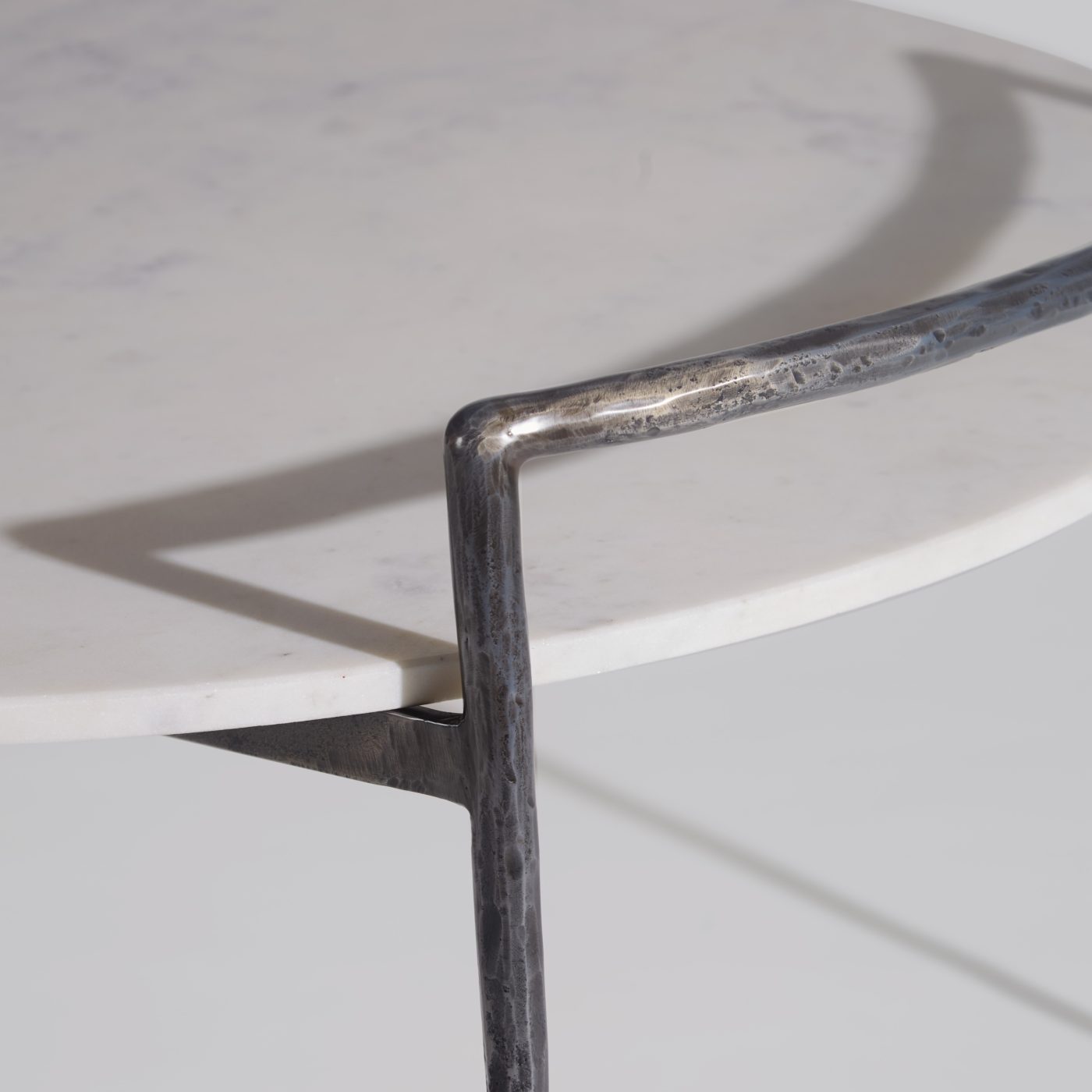 FORGED HANDLE COFFEE TABLE (Clouded Charcoal) - Image 3