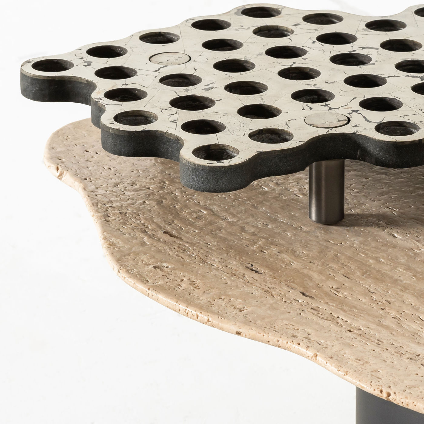 PHI COFFEE TABLE - TRAVERTINE - Image 4