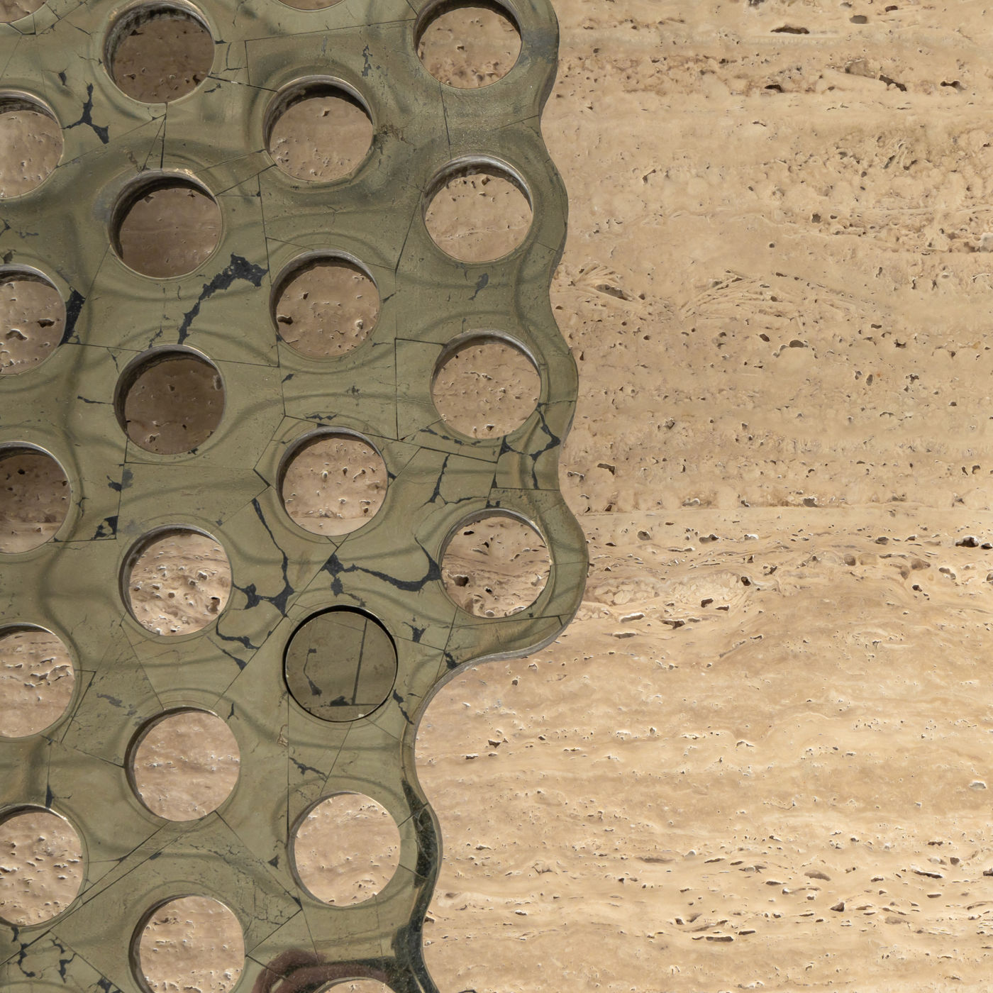 PHI COFFEE TABLE - TRAVERTINE - Image 5