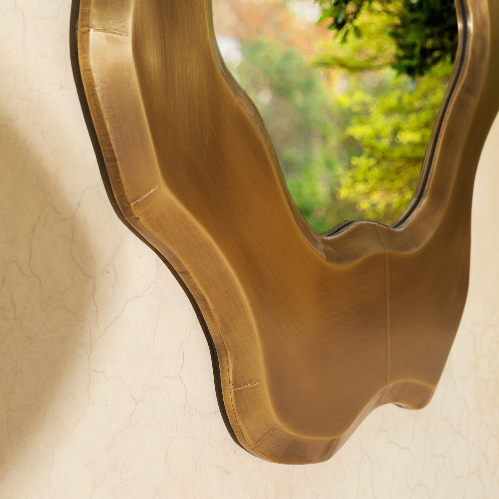 AMORFA MIRROR - ANTIQUE BRASS - Image 4