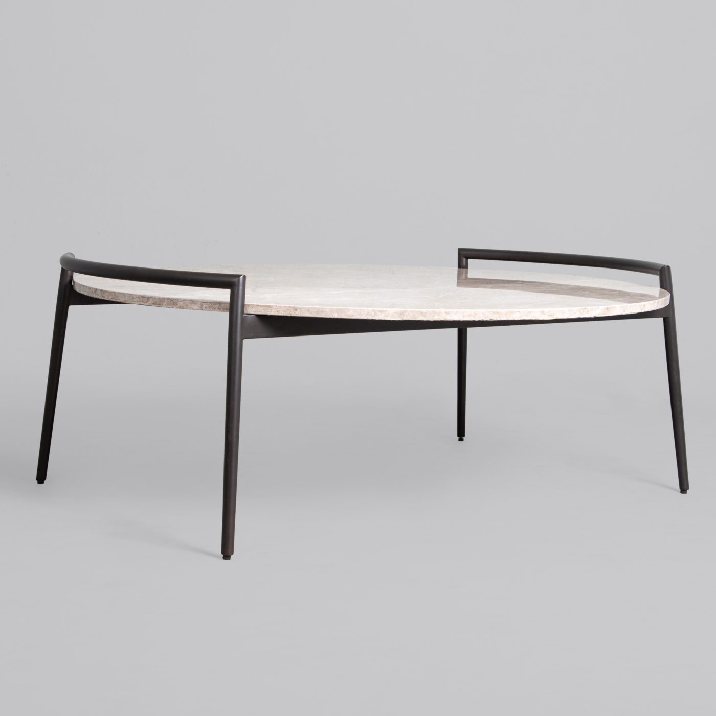 HANDLE 3-PC COFFEE TABLE - GUNMETAL - Image 4