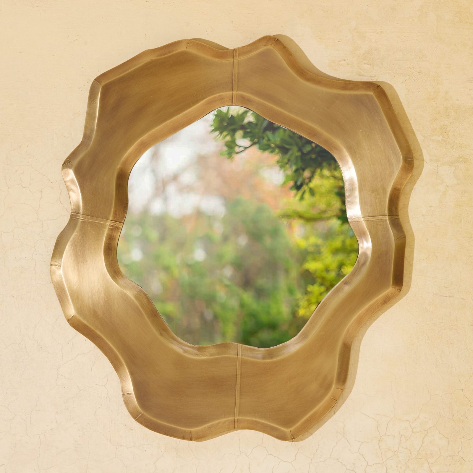 AMORFA MIRROR - ANTIQUE BRASS - Image 2