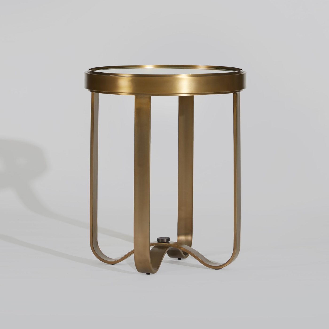 ARC SIDE TABLE - BRASS